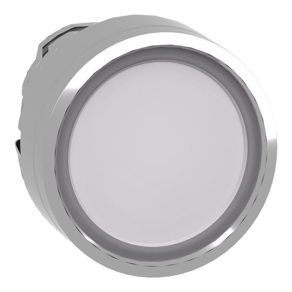 Head ill PB metal white flush lens LED