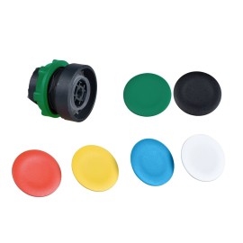 Head PB plastic flush 6 color cap