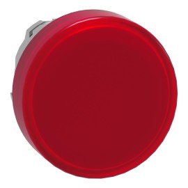 Pilot Light metal red plain lens LED