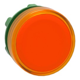 Pilot Light plast orange plain lens LED