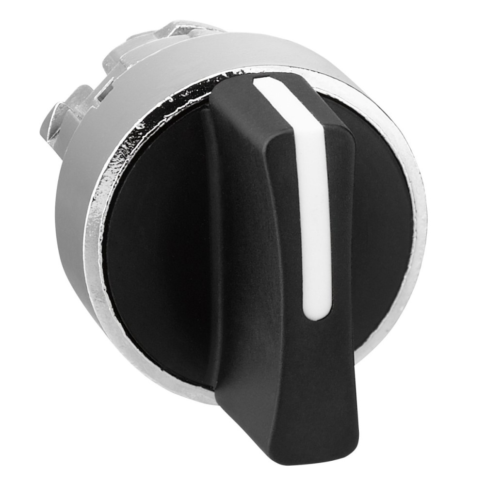 Head SS metal black 3pos right to center