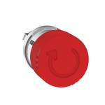 Head E.stop metal red mushr 30mm turn