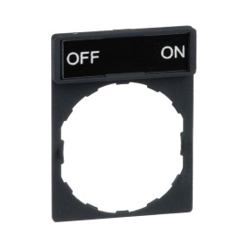 Legend holder plast 8x27 mark OFF/ON