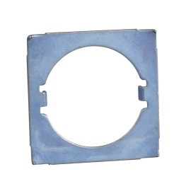 Anti rotation plate for 22mm head metal