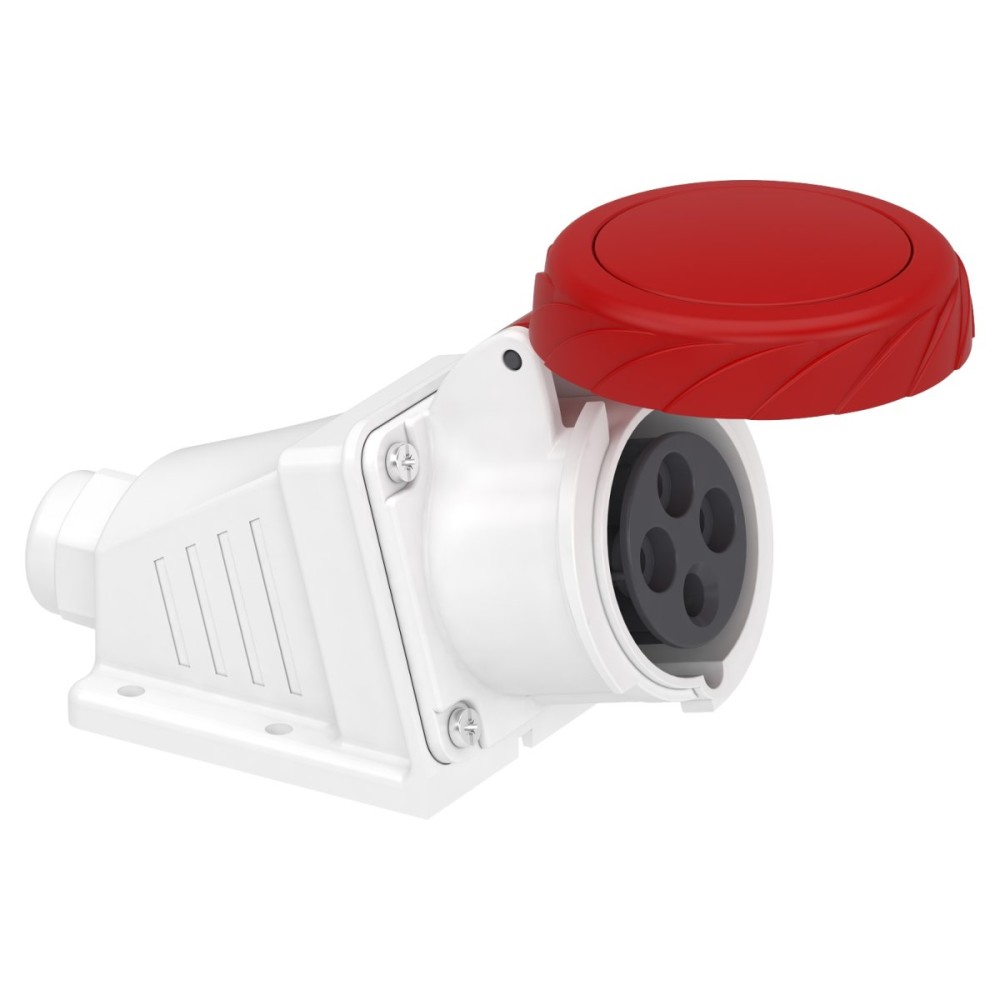 WALL SOCKET PK SCREW 16A IP67 380V 3PT 5