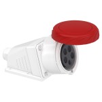 WALL SOCKET PK SCREW 32A IP67 380V 3PNT