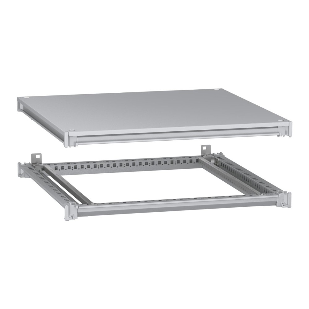 Upper and lower frame 800x800 RAL7035