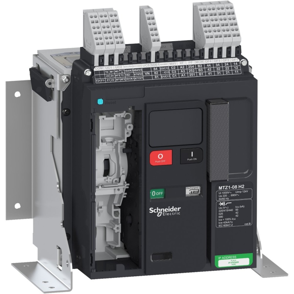 CIRCUIT BREAKER MTZ1 08 H2 3P FIXED
