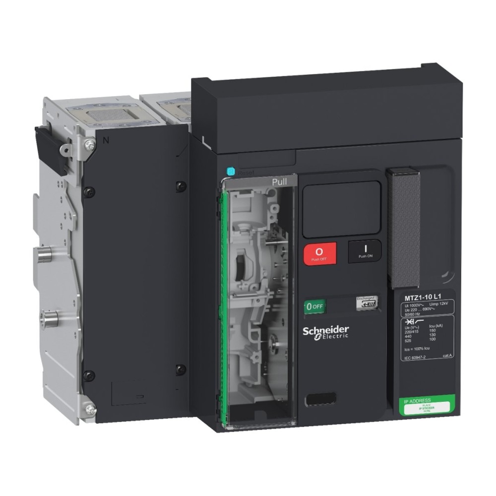 CIRCUIT BREAKER MTZ1 10 L1 4P DRAWOUT