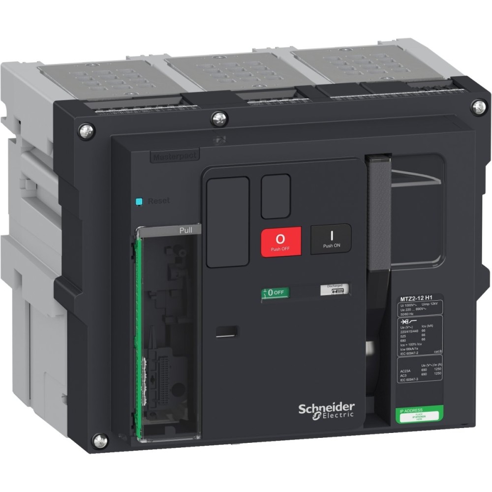 CIRCUIT BREAKER MTZ2 12 H1 3P DRAWOUT