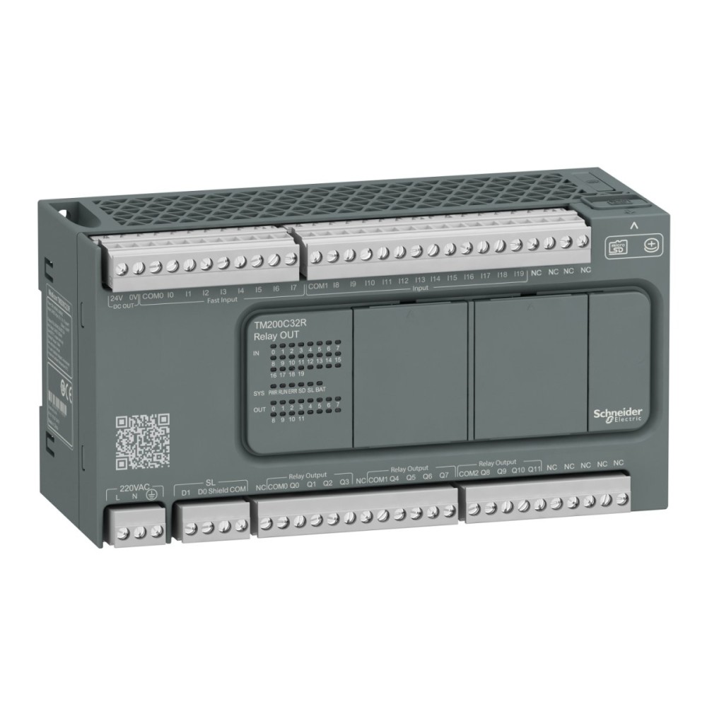 Contr. M200 32I/O 220VAC,Relay outputs