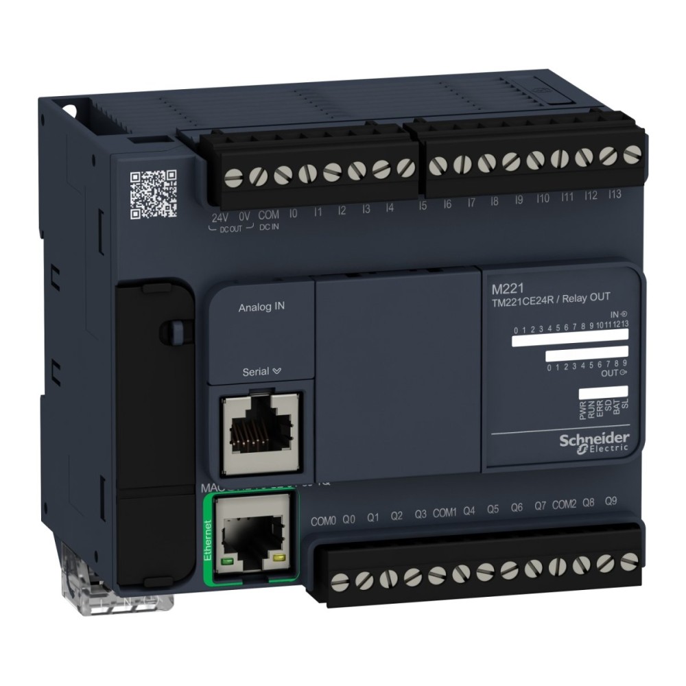 CONTROLLER M221-24IO Relay Ethernet Com.