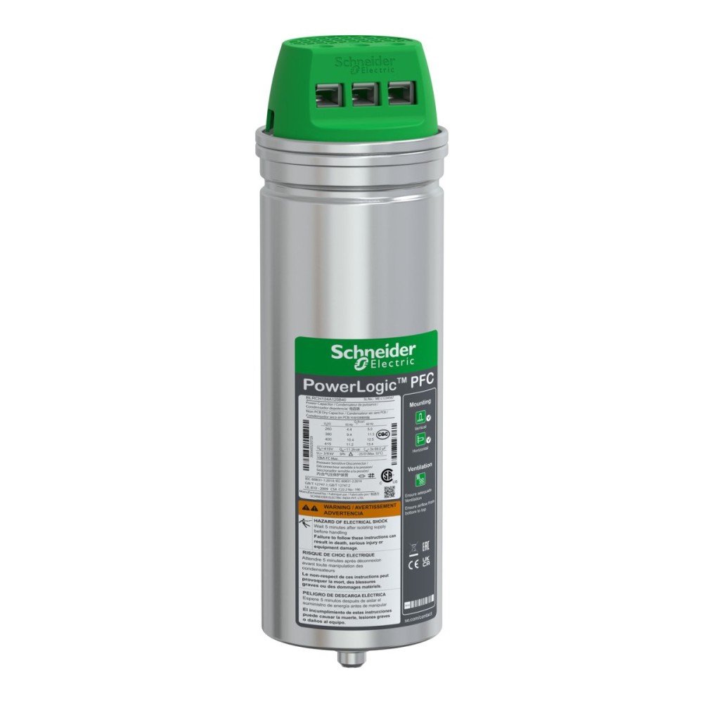 CAPACITOR CAN HDY 10.4/12.5KVAR 400V