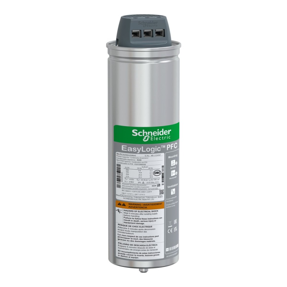 CAPACITOR CAN SDY 20.8/25KVAR 400V